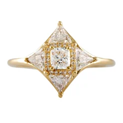 Tomfoolery Diamond Star Ring Discount