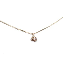 Tomfoolery Diamond Three Buds Necklace Online
