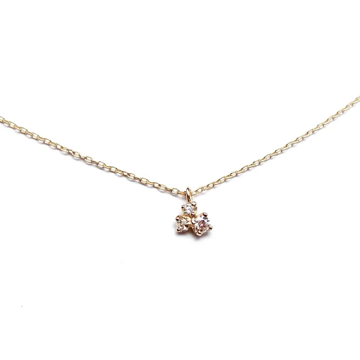 Tomfoolery Diamond Three Buds Necklace Online