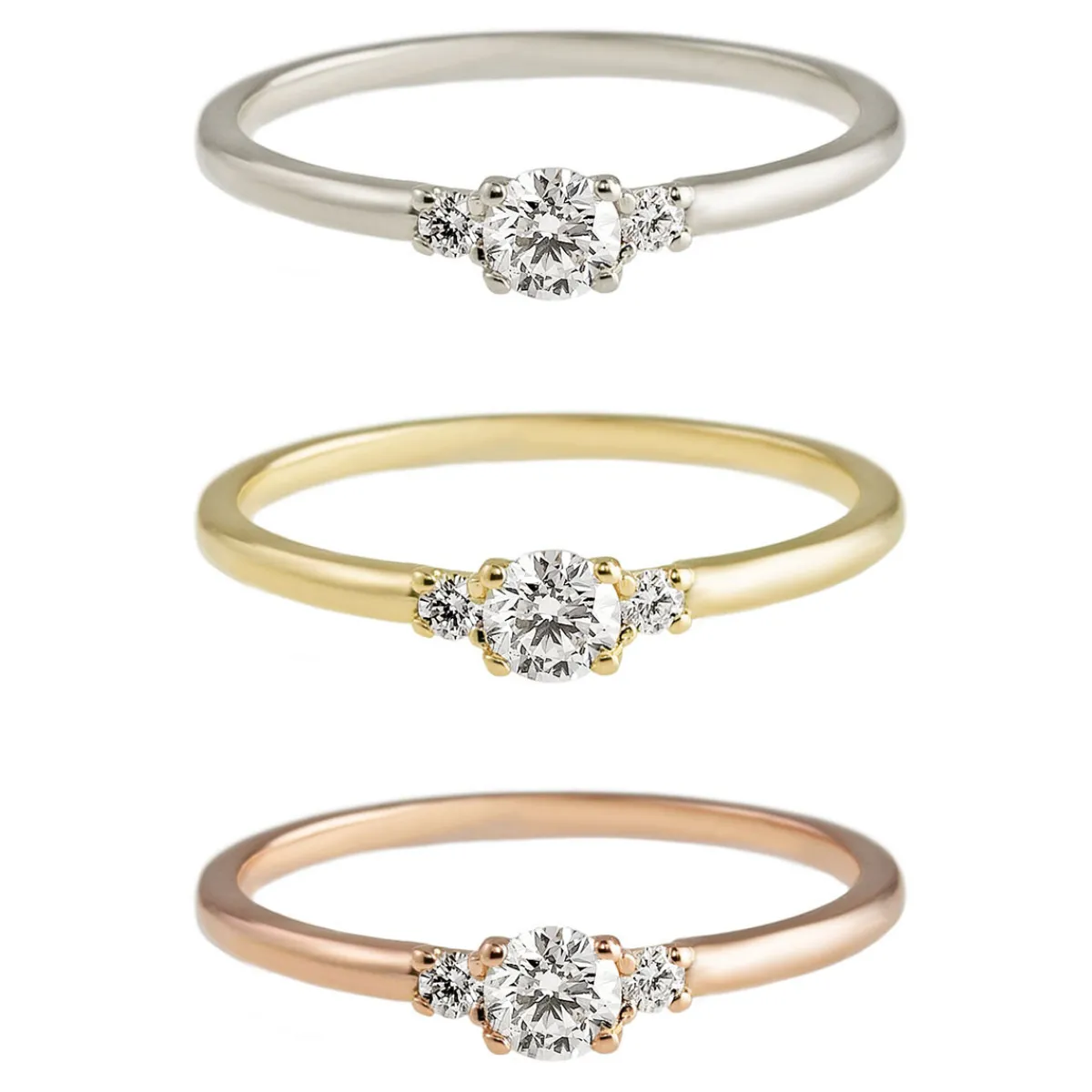 Tomfoolery Diamond Trilogy Ring New