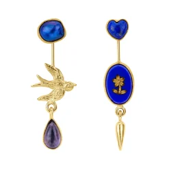 Tomfoolery Double Detachable Victorian Drop Earrings Outlet