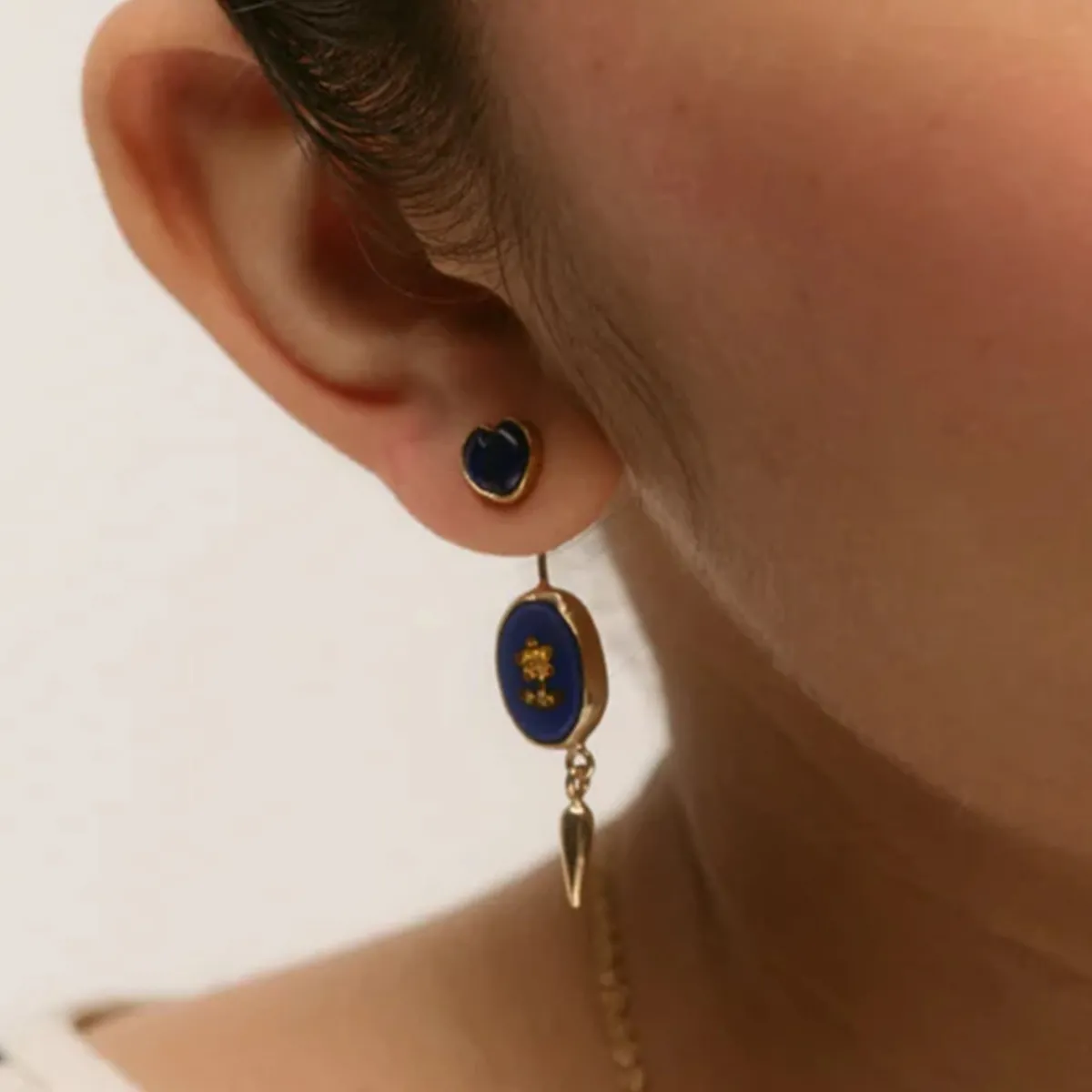 Tomfoolery Double Detachable Victorian Drop Earrings Outlet