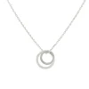 Tomfoolery Double Drop Circle Pendant Online