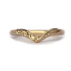 Tomfoolery Double Kelp Rockpool Wishbone Ring Discount
