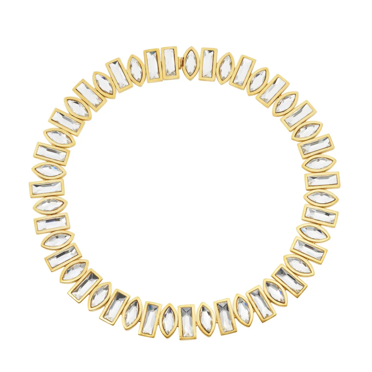 Tomfoolery DRESS Gold Bold Statement Necklace Clearance