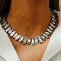 Tomfoolery DRESS Gold Bold Statement Necklace Clearance