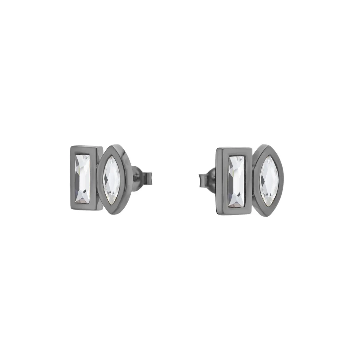 Tomfoolery DRESS Gunmetal Duo Studs Sale
