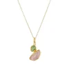 Tomfoolery Duo Irregular Green Tourmaline & Morganite Pendant Sale