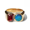 Tomfoolery Dyad Signet no.5  Art Ring Clearance