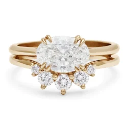 Tomfoolery East/West Oval 1.5ct Lab-Grown Diamond Solitaire Ring Discount
