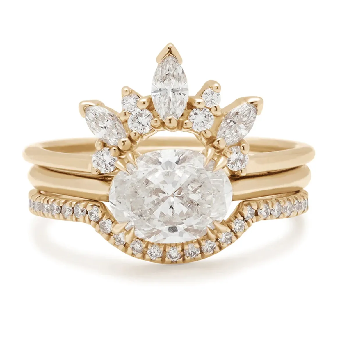 Tomfoolery East/West Oval 1.5ct Lab-Grown Diamond Solitaire Ring Discount