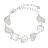 Tomfoolery Eda Silver & White Sapphire Bracelet Online