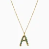 Tomfoolery Emerald ABC Charm Necklace Clearance