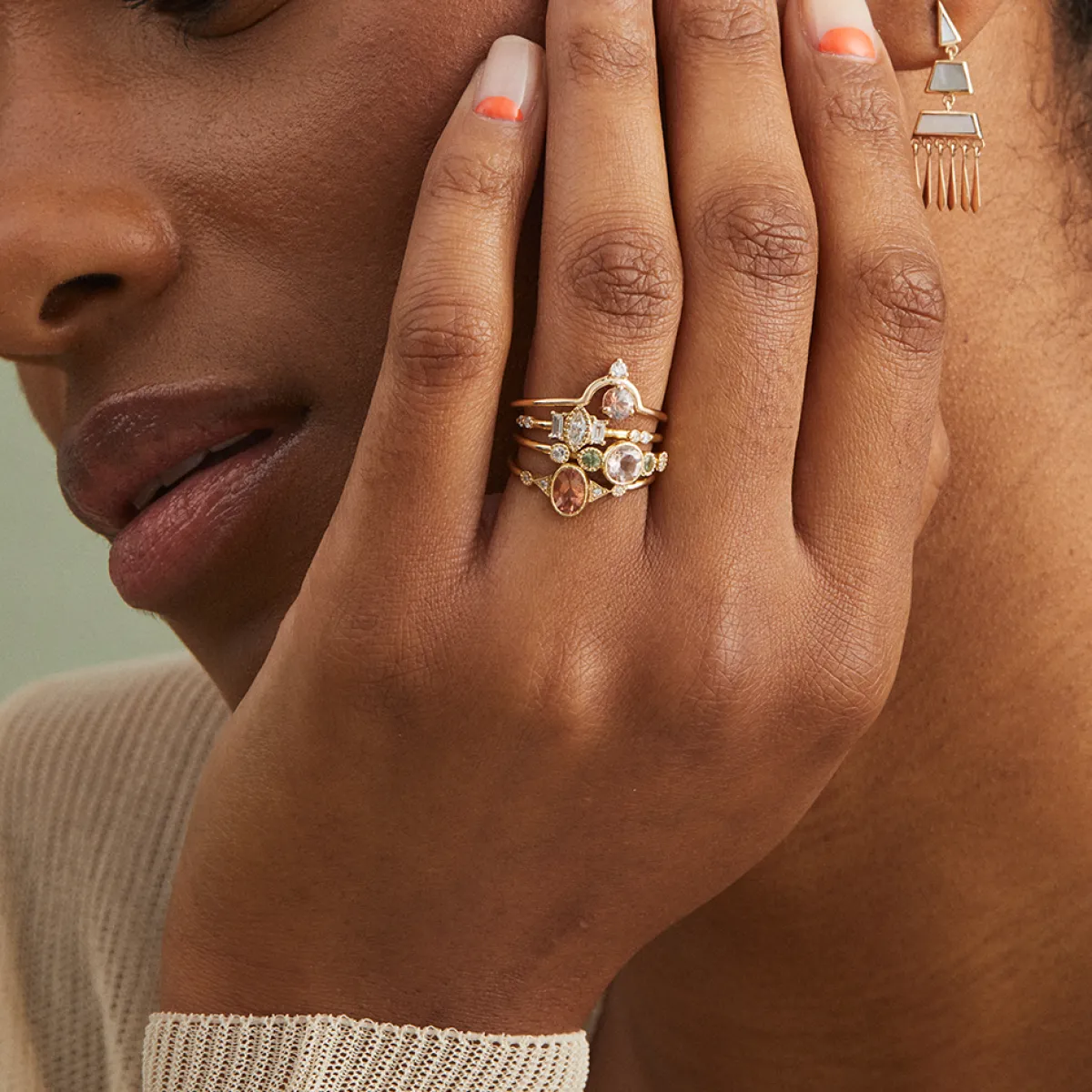 Tomfoolery Emerald Cut Diamond Ring Discount