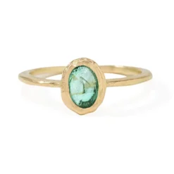 Tomfoolery Emerald Oval Stone Ring Online