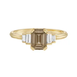 Tomfoolery Empire Stature Five Step Brown Diamond Ring Outlet