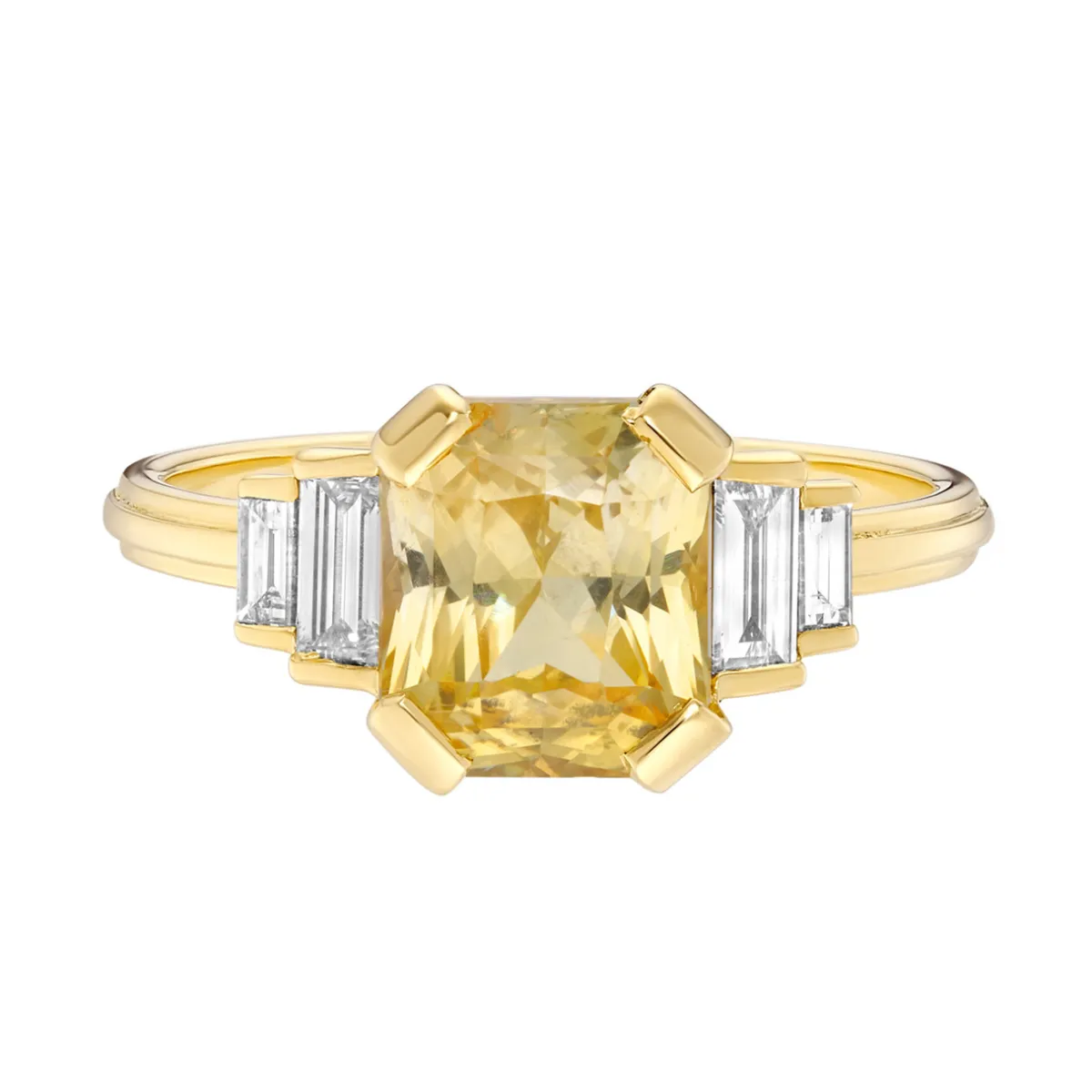 Tomfoolery Empire Stature Yellow Sapphire & Diamond Ring Best