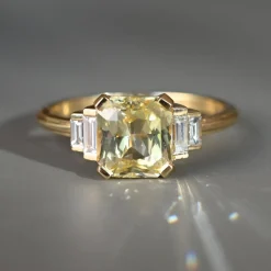 Tomfoolery Empire Stature Yellow Sapphire & Diamond Ring Best