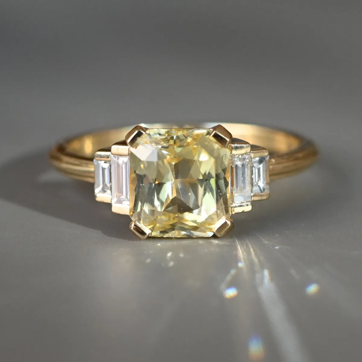 Tomfoolery Empire Stature Yellow Sapphire & Diamond Ring Best