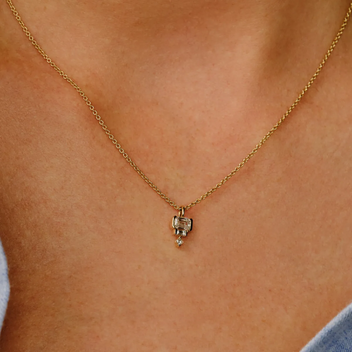 Tomfoolery Empire White Diamond Pendant Clearance