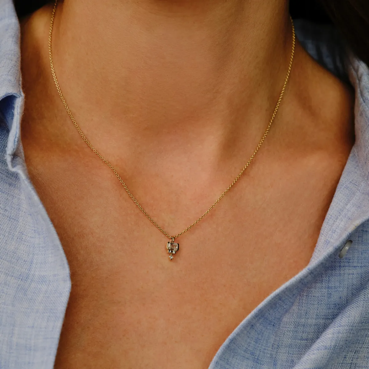 Tomfoolery Empire White Diamond Pendant Clearance