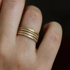 Tomfoolery Engraved Diamond Eternity Band – Geometric Pattern Eternity Ring Best