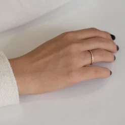 Tomfoolery Engraved Wedding Band – “Loved” in Hebrew Discount