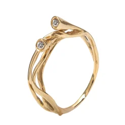 Tomfoolery Era II Band 18ct Yellow Gold & Diamonds Hot