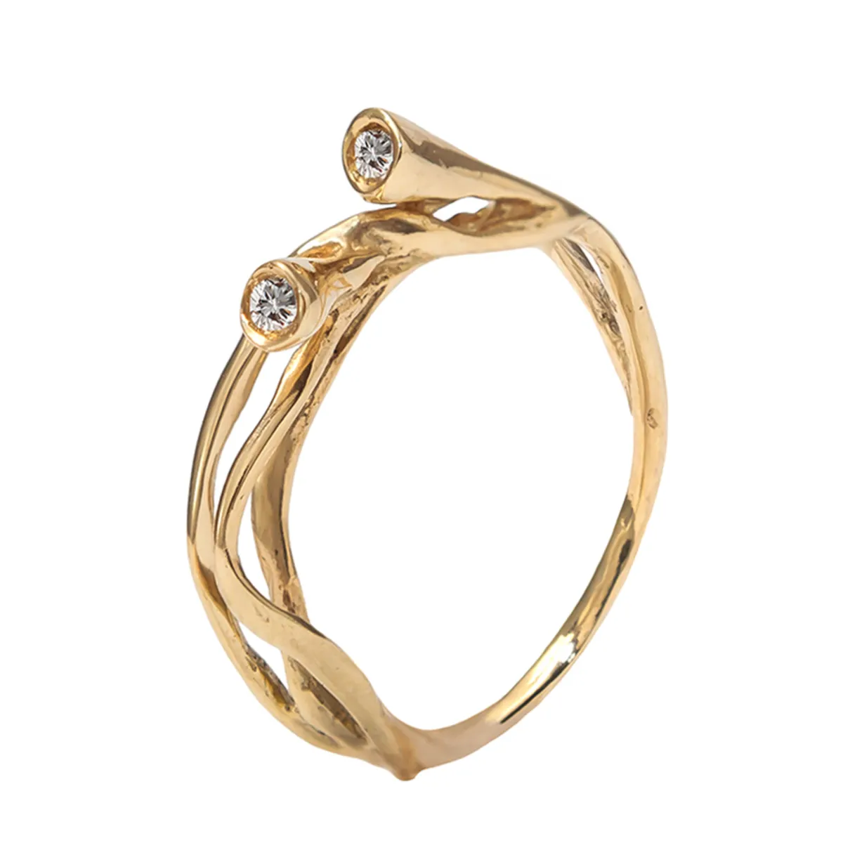 Tomfoolery Era II Band 18ct Yellow Gold & Diamonds Hot
