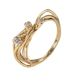 Tomfoolery Era III Band 18ct Yellow Gold & Diamonds Outlet