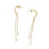 Tomfoolery Esma Long Gold Chain Earrings Online