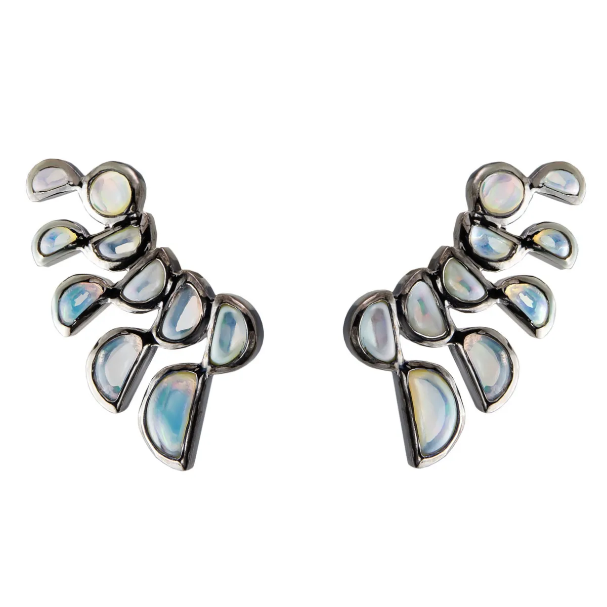 Tomfoolery Ethiopian Opal Lobster Stud Earrings Outlet