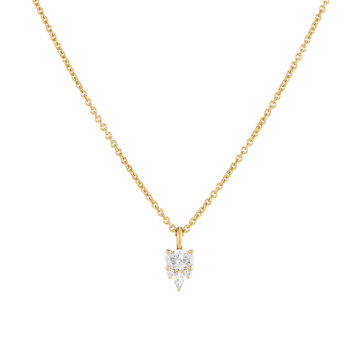 Tomfoolery Eugenie White Diamond Pendant Clearance