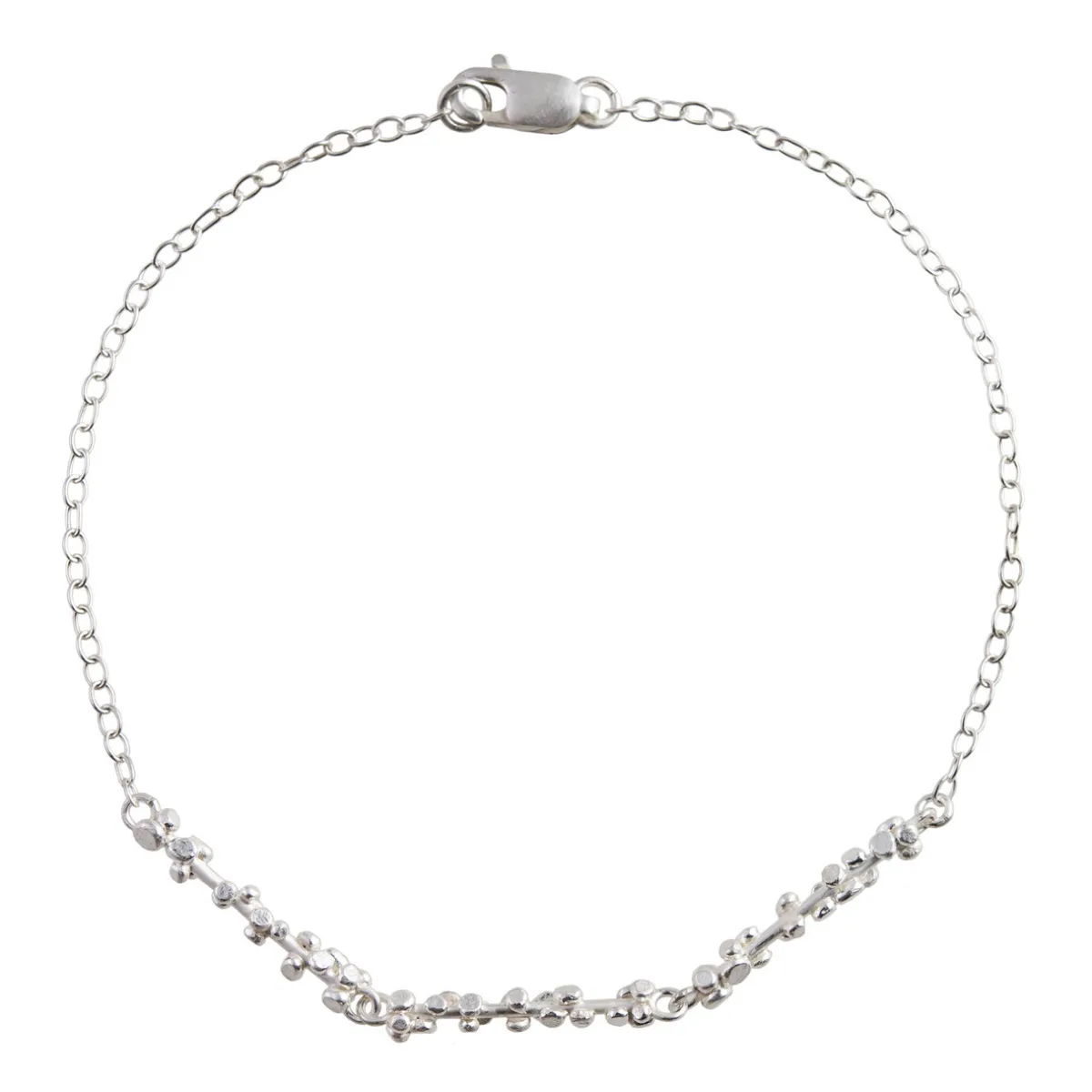 Tomfoolery Everyday Silver Circle Cluster Bracelet Best