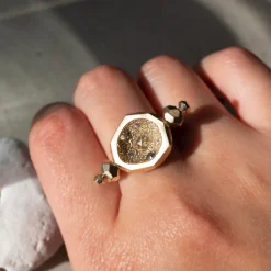 Tomfoolery Evolving Geode Art Ring Outlet