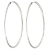 Tomfoolery Extra Large Sleeper Silver Hoop 70mm Best
