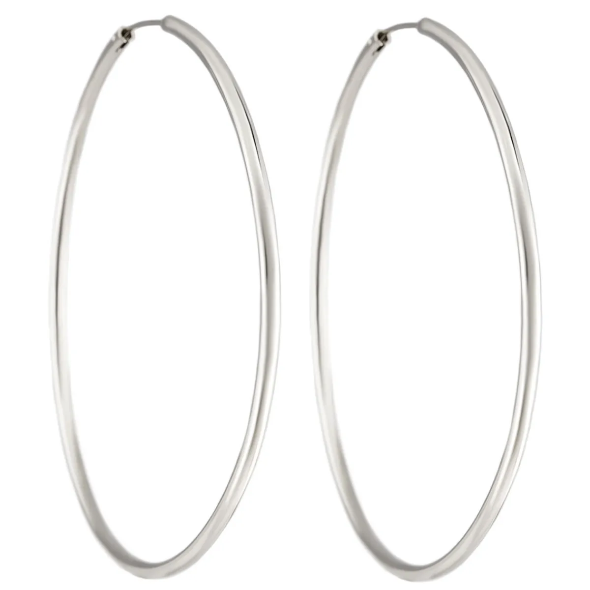 Tomfoolery Extra Large Sleeper Silver Hoop 70mm Best