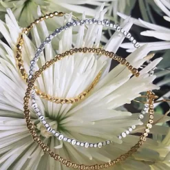 Tomfoolery Faceted Bead Hoops Online