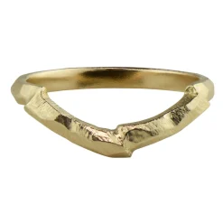 Tomfoolery Faceted Irregular 2.5mm Wedding Band Fashion