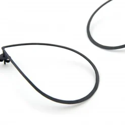 Tomfoolery Fig Oxidised Silver Drop Earrings Hot