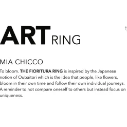 Tomfoolery Fioritura Art Ring Clearance