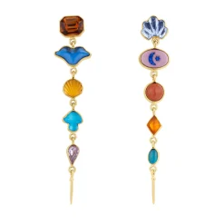 Tomfoolery Five Charm Victorian Drop Earrings Sale