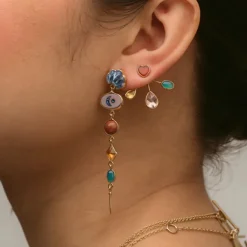 Tomfoolery Five Charm Victorian Drop Earrings Sale