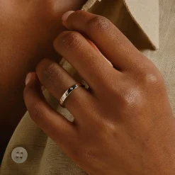 Tomfoolery Five Stone Princess Eternity Ring Fashion