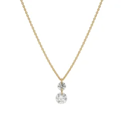 Tomfoolery Floating Duo Diamond Pendant Outlet