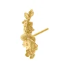 Tomfoolery Floral Curve Single Stud Earring Fashion