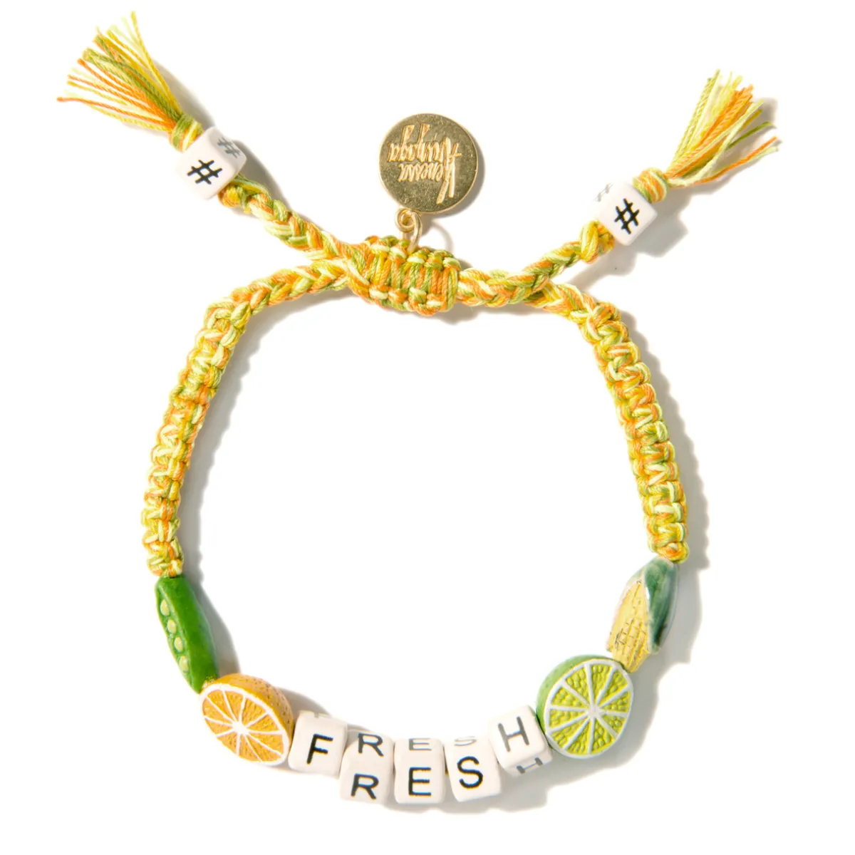 Tomfoolery Fresh Ceramic Drawstring Bracelet Fashion