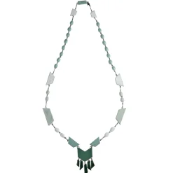 Tomfoolery Fringed Ceramic Necklace Sale
