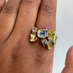 Tomfoolery Furbelow Bouquet Art Ring Outlet