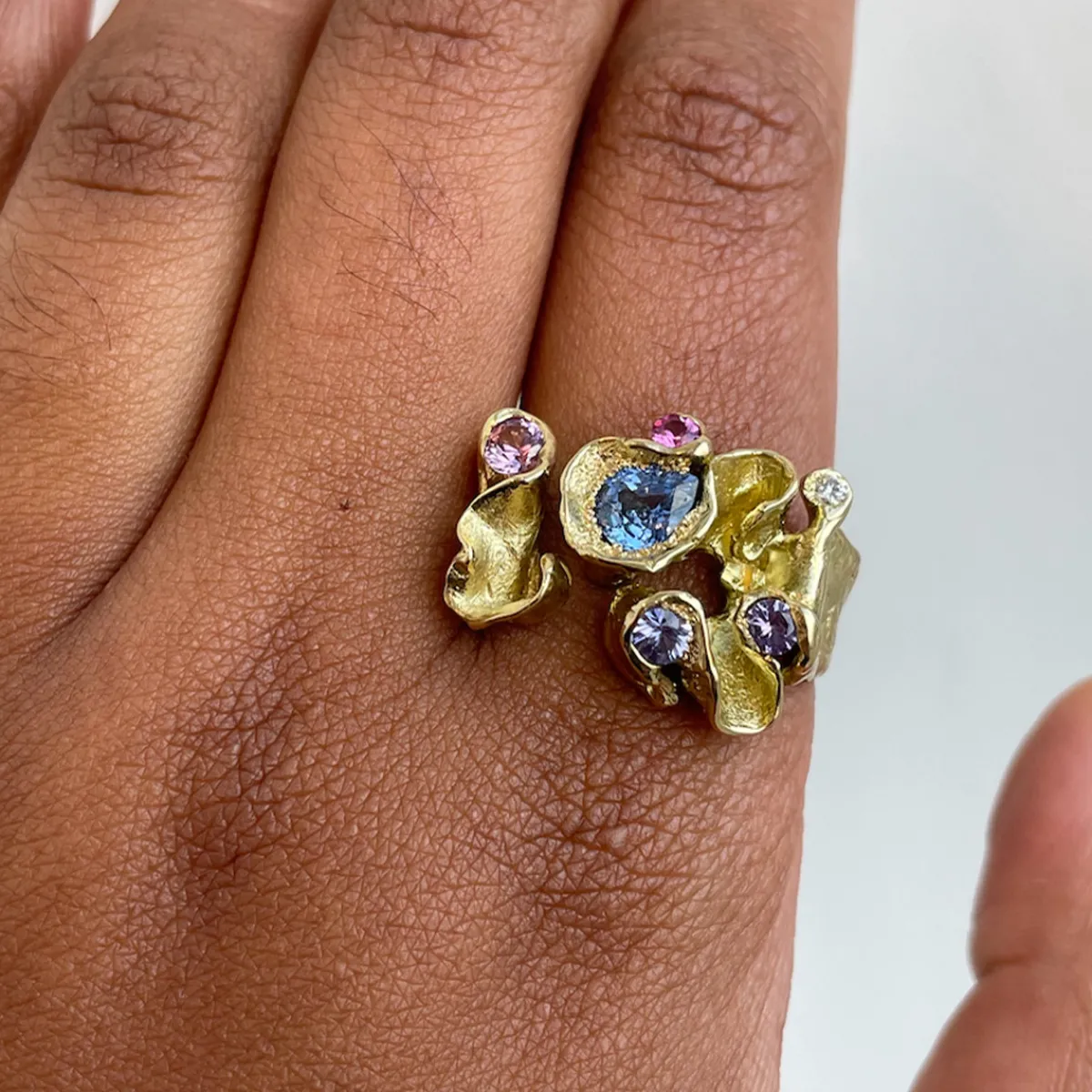 Tomfoolery Furbelow Bouquet Art Ring Outlet